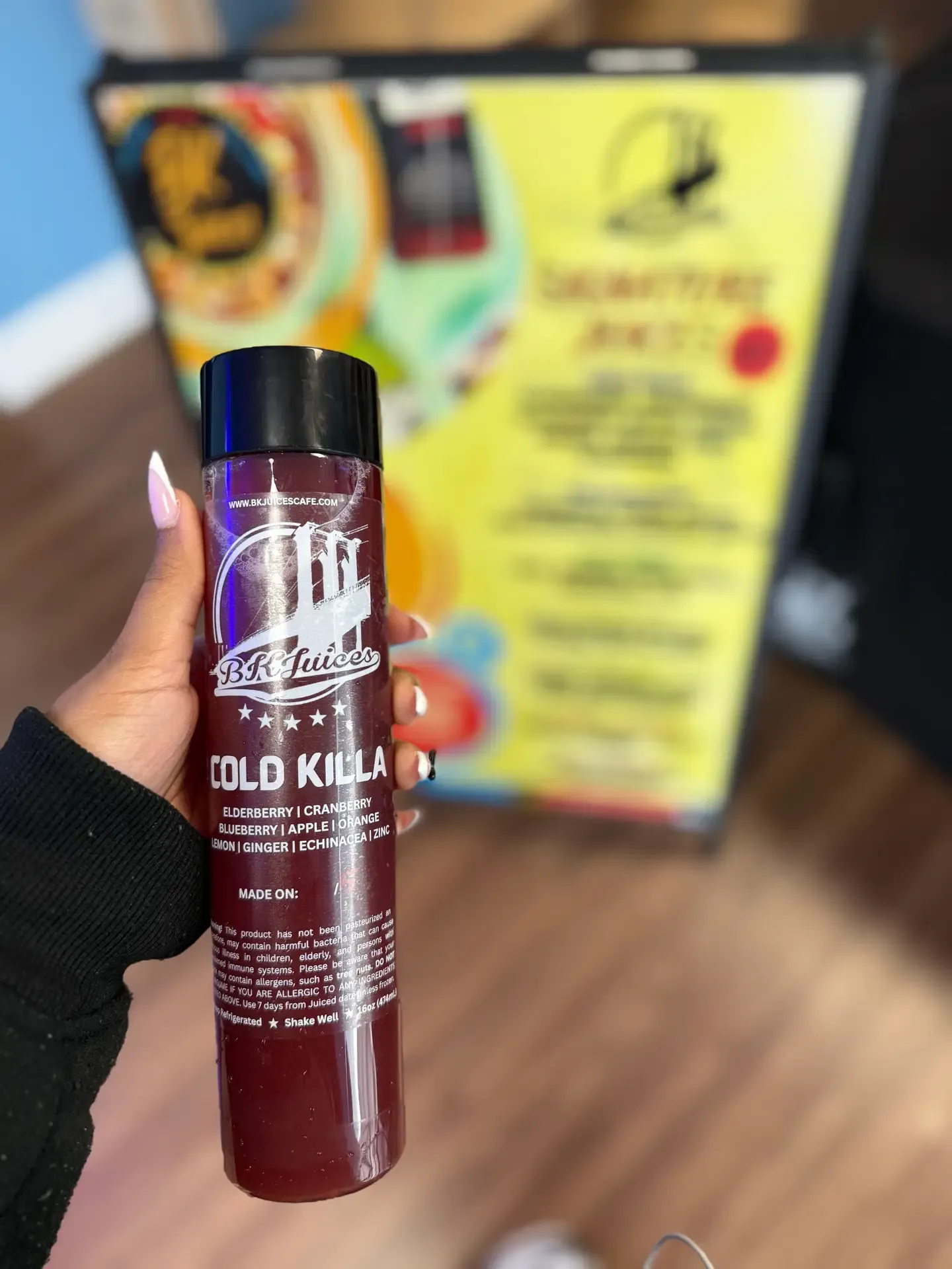 Cold Killa signature juice bottle