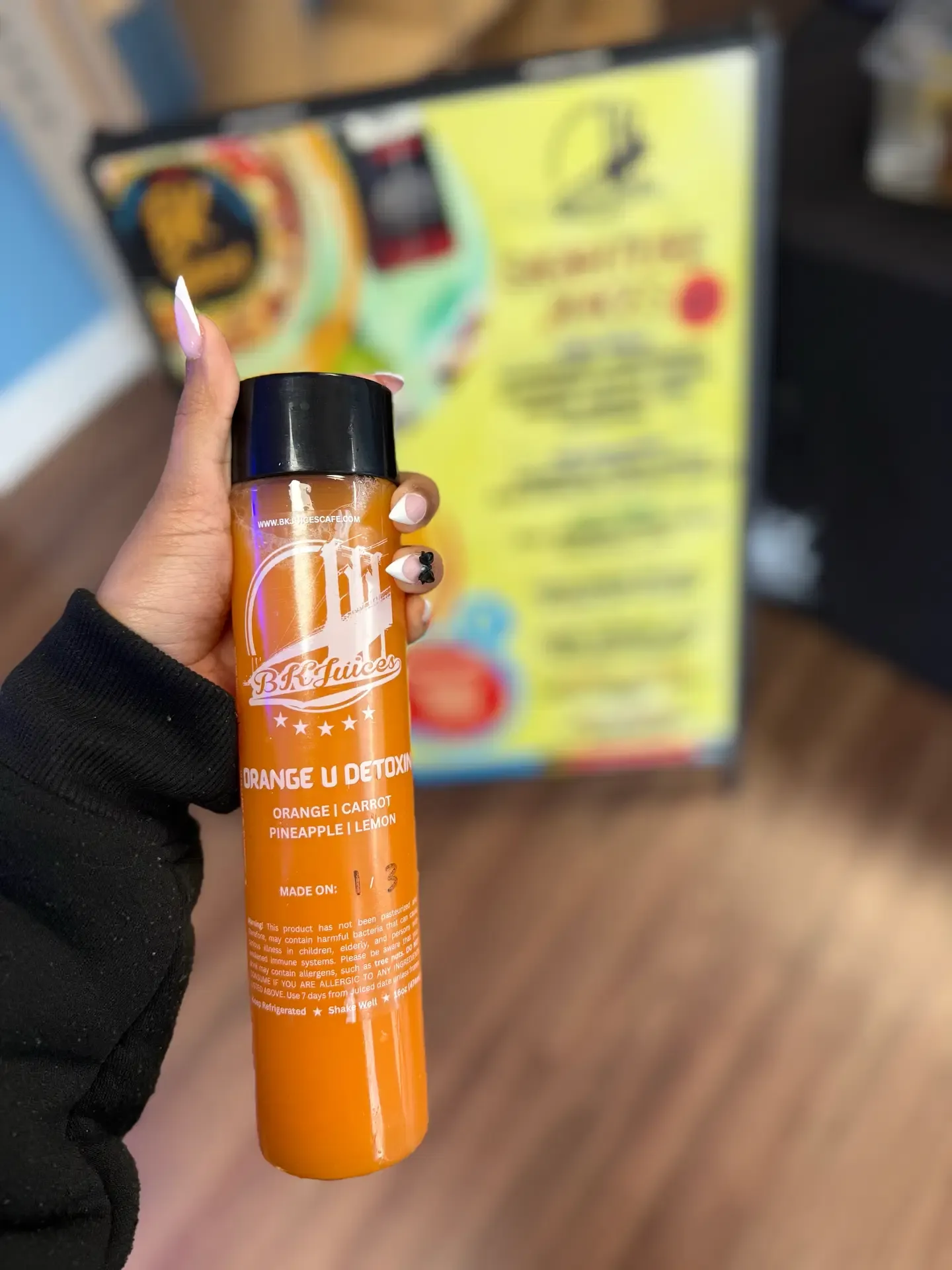 Orange U Detoxin’ juice