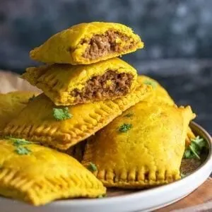 Golden BK Juices patties, including a cut-open patty showing the filling